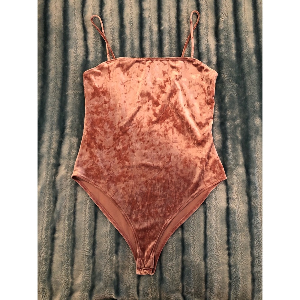 Forever 21 Velvet Bodysuit